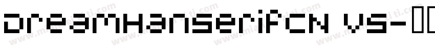 DreamHanSerifCN V5字体转换